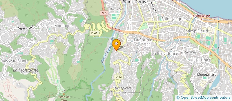 localisation de l'entreprise MONSIEUR PIERRE ANTHONY MOUTAMA  SAINT-DENIS