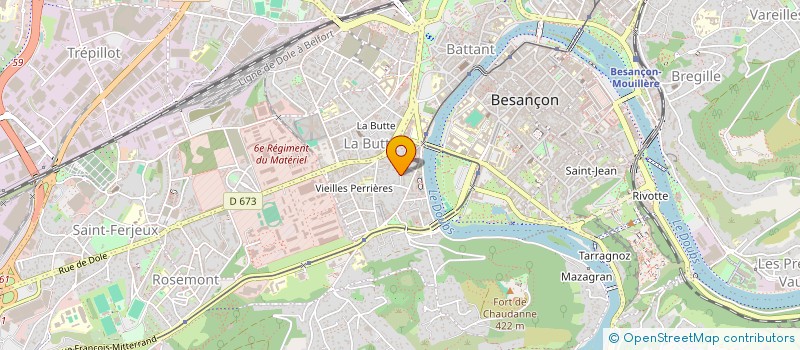 localisation de l'entreprise MONSIEUR PIERRE ANTOINE  BESANCON