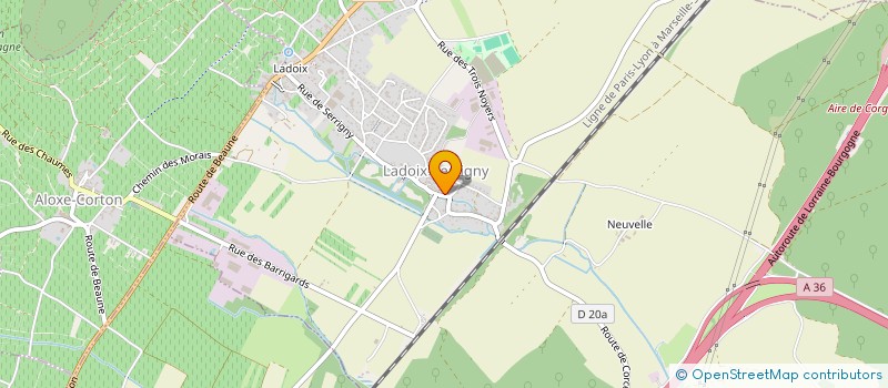 localisation de l'entreprise MONSIEUR PIERRE ANTOINE  LADOIX-SERRIGNY