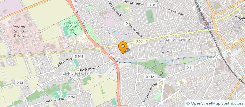 localisation de l'entreprise MONSIEUR PIERRE ANTOINE  SAINTE-SAVINE