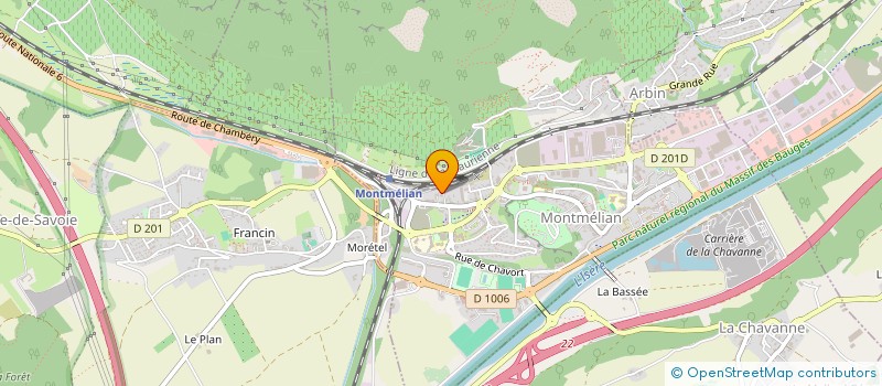 localisation de l'entreprise MONSIEUR PIERRE-ANTOINE ALAIN  MONTMELIAN