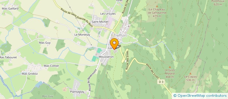 localisation de l'entreprise MONSIEUR PIERRE ANTOINE BAILLY  VAL-REVERMONT