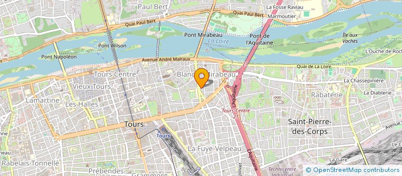 localisation de l'entreprise MONSIEUR PIERRE-ANTOINE BARROIS-VOYER  TOURS