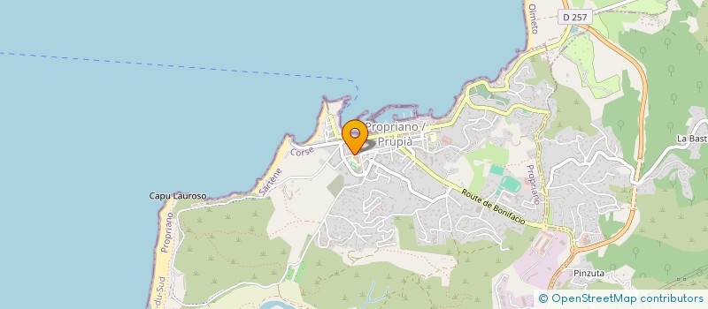 localisation de l'entreprise MONSIEUR PIERRE-ANTOINE BARTOLI  PROPRIANO