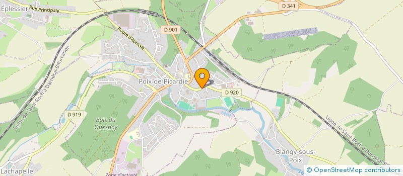 localisation de l'entreprise MONSIEUR PIERRE-ANTOINE BAULT  BLANGY-SOUS-POIX