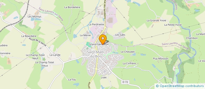 localisation de l'entreprise MONSIEUR PIERRE ANTOINE BOTTON  SAINT-MALO-DU-BOIS