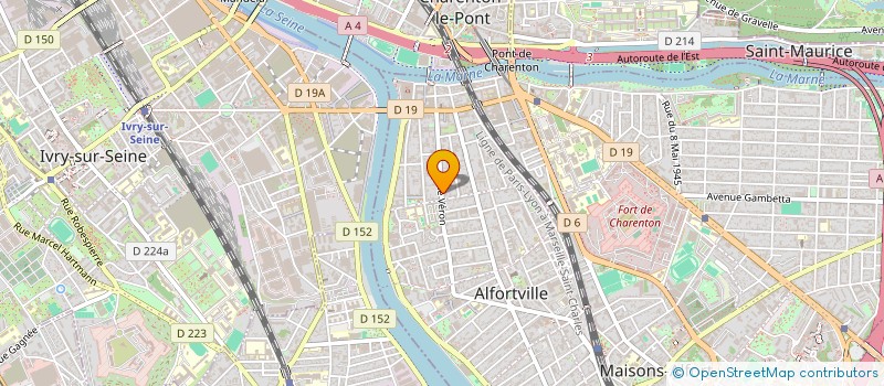 localisation de l'entreprise MONSIEUR PIERRE-ANTOINE CASTAGNETTI à ALFORTVILLE