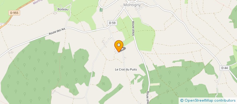 localisation de l'entreprise MONSIEUR PIERRE-ANTOINE CHARLON  MONTIGNY