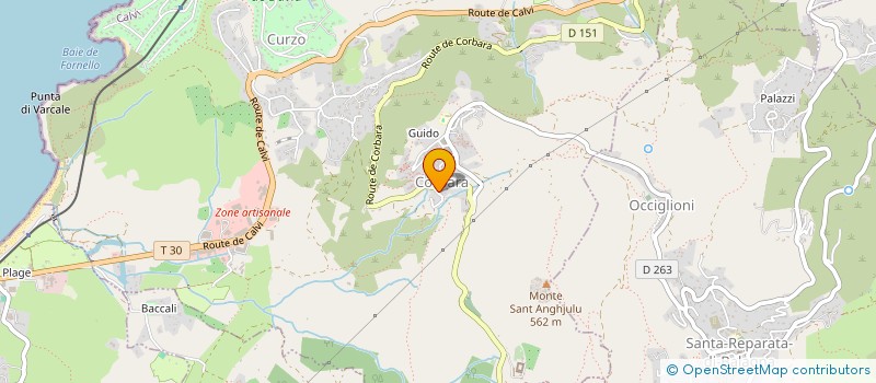 localisation de l'entreprise MONSIEUR PIERRE ANTOINE CHEDAL à CORBARA