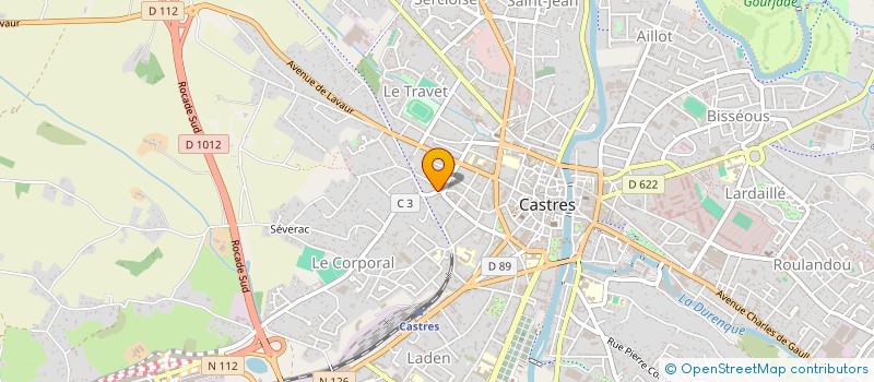 localisation de l'entreprise MONSIEUR PIERRE-ANTOINE CHESSA  CASTRES