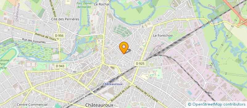 localisation de l'entreprise MONSIEUR PIERRE-ANTOINE CLAIRET à CHATEAUROUX