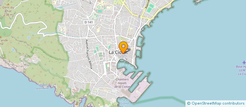 localisation de l'entreprise MONSIEUR PIERRE ANTOINE CROIX  LA CIOTAT