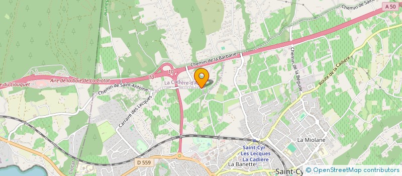 localisation de l'entreprise MONSIEUR PIERRE ANTOINE CZUDAKIEWICZ  LE CASTELLET