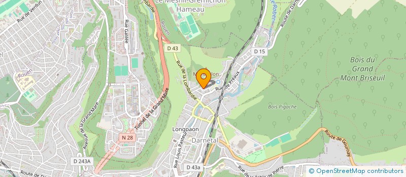 localisation de l'entreprise MONSIEUR PIERRE-ANTOINE DEBEUF  DARNETAL