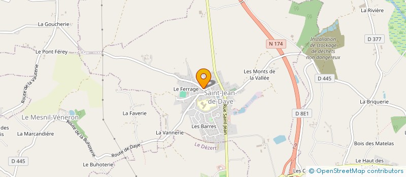 localisation de l'entreprise MONSIEUR PIERRE-ANTOINE DELON  SAINT-JEAN-DE-DAYE