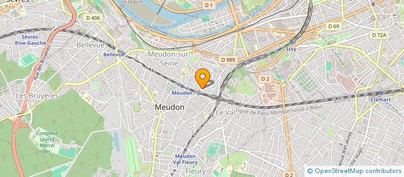 localisation de l'entreprise MONSIEUR PIERRE ANTOINE DONNET à MEUDON
