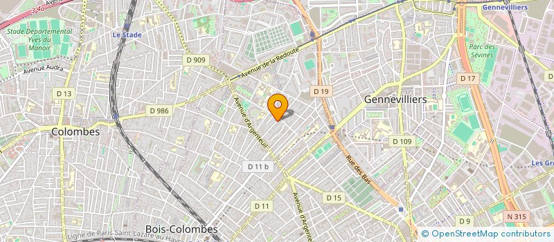 localisation de l'entreprise MONSIEUR PIERRE-ANTOINE DU CAUZE DE NAZELLE  ASNIERES-SUR-SEINE