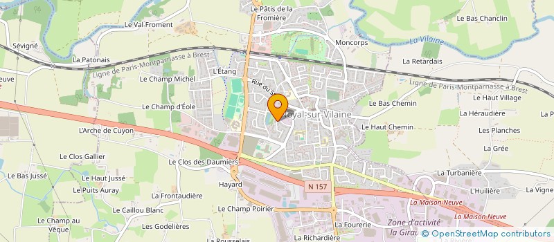 localisation de l'entreprise MONSIEUR PIERRE-ANTOINE DUBOIS  NOYAL-SUR-VILAINE