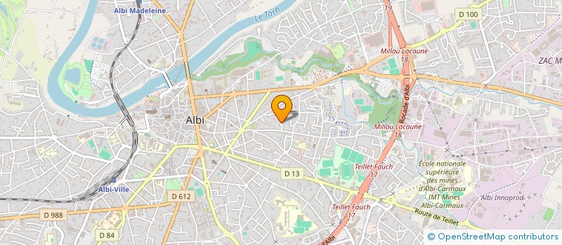localisation de l'entreprise MONSIEUR PIERRE-ANTOINE FAORO  ALBI