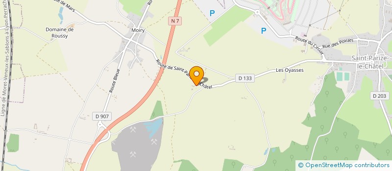 localisation de l'entreprise MONSIEUR PIERRE ANTOINE FOLLEREAU à SAINT-PARIZE-LE-CHATEL