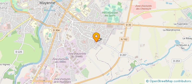 localisation de l'entreprise MONSIEUR PIERRE ANTOINE FONTAINE  GRAZAY