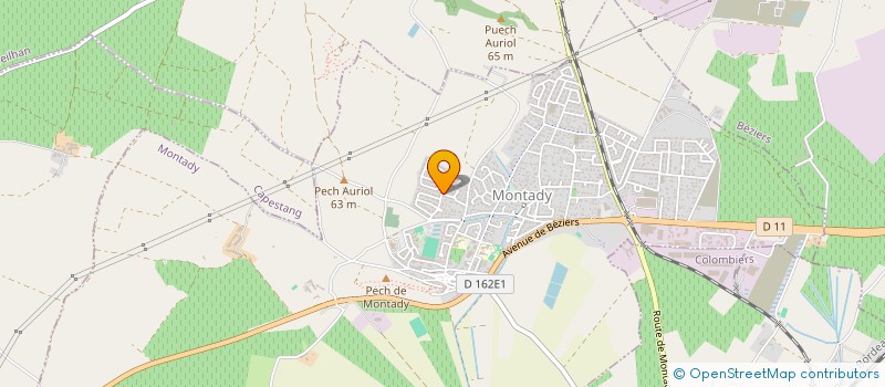 localisation de l'entreprise MONSIEUR PIERRE-ANTOINE FOURQUET  CAPESTANG