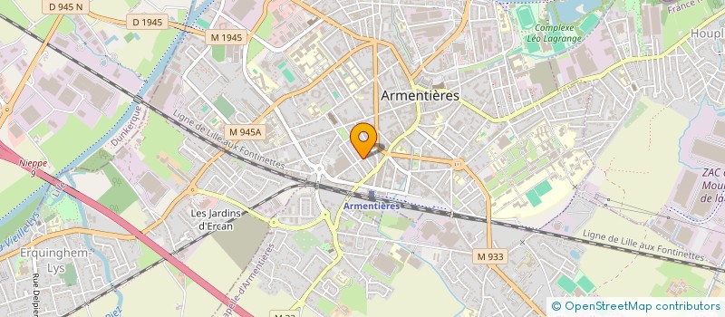 localisation de l'entreprise MONSIEUR PIERRE-ANTOINE FUMERY  HALLUIN