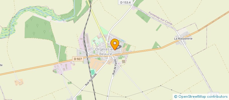 localisation de l'entreprise MONSIEUR PIERRE ANTOINE GOMBAULT à ORGERES-EN-BEAUCE
