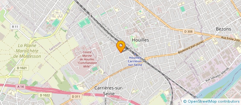 localisation de l'entreprise MONSIEUR PIERRE-ANTOINE GUETTIER  HOUILLES