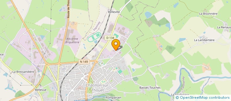 localisation de l'entreprise MONSIEUR PIERRE-ANTOINE GUILLOT  CHATILLON-SUR-THOUET