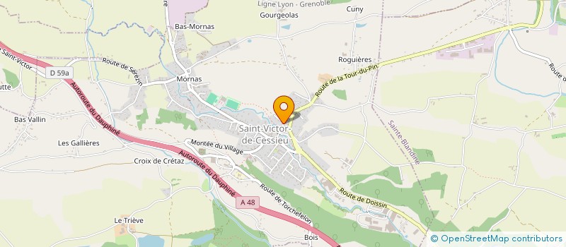 localisation de l'entreprise MONSIEUR PIERRE-ANTOINE GUYONNET  SAINT-VICTOR-DE-CESSIEU