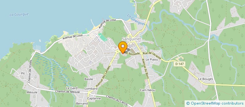 localisation de l'entreprise MONSIEUR PIERRE-ANTOINE LEGRIX  SANGUINET