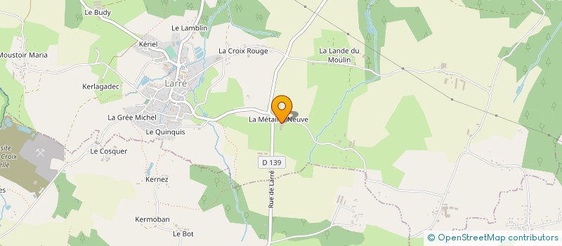 localisation de l'entreprise MONSIEUR PIERRE-ANTOINE LEJEUNE  QUESTEMBERT