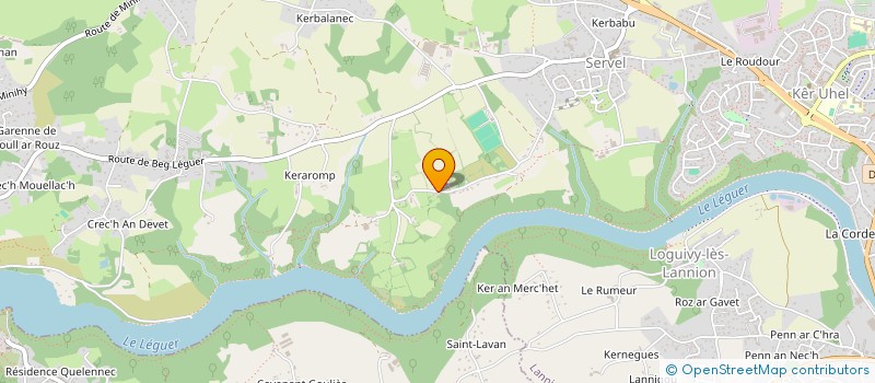 localisation de l'entreprise MONSIEUR PIERRE-ANTOINE LORRAIN  PLOUGUIEL