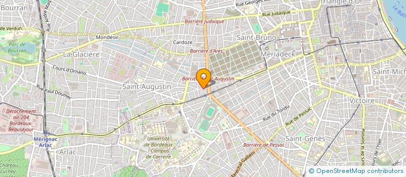 localisation de l'entreprise MONSIEUR PIERRE-ANTOINE PELAUD  BORDEAUX