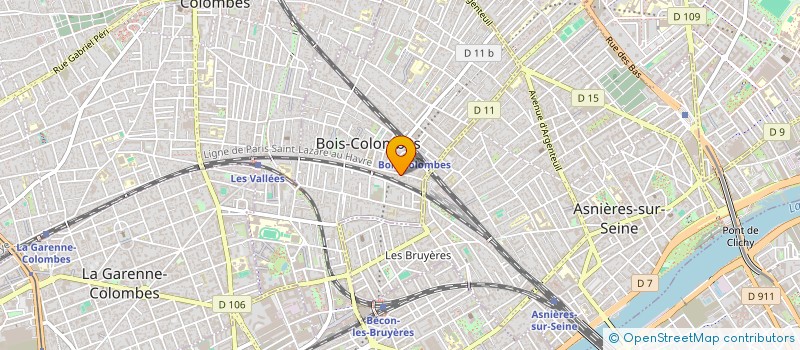 localisation de l'entreprise MONSIEUR PIERRE-ANTOINE PESCHAUD à BOIS-COLOMBES