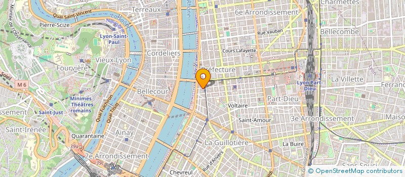 localisation de l'entreprise MONSIEUR PIERRE-ANTOINE RICHARD  LYON