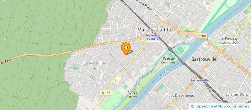 localisation de l'entreprise MONSIEUR PIERRE-ANTOINE ROUGER à MAISONS-LAFFITTE