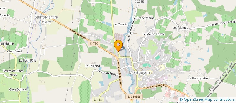 localisation de l'entreprise MONSIEUR PIERRE-ANTOINE STEEMPUT  CLAM