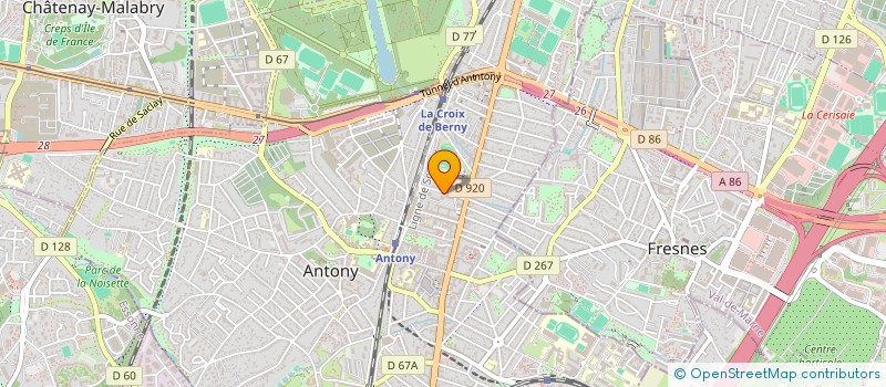 localisation de l'entreprise MONSIEUR PIERRE-ANTOINE TESI à ANTONY