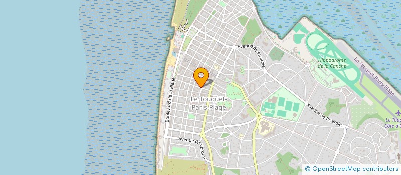 localisation de l'entreprise MONSIEUR PIERRE-ANTOINE VEQUAUD  LE TOUQUET-PARIS-PLAGE