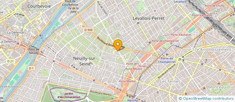 localisation de l'entreprise MONSIEUR PIERRE ANTONIETTI à NEUILLY-SUR-SEINE