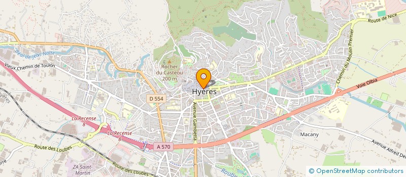 localisation de l'entreprise MONSIEUR PIERRE ANTONIO à HYERES