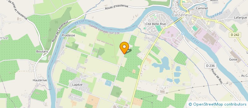 localisation de l'entreprise MONSIEUR PIERRE APPERCE  SAINTE-LIVRADE-SUR-LOT