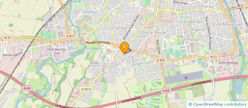 localisation de l'entreprise MONSIEUR PIERRE ARA  TARBES