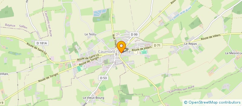 localisation de l'entreprise MONSIEUR PIERRE ARMAND à CAUMONT-SUR-AURE