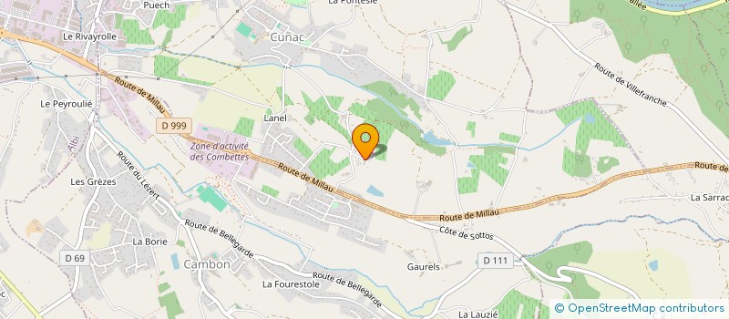 localisation de l'entreprise MONSIEUR PIERRE ARMAND  CUNAC