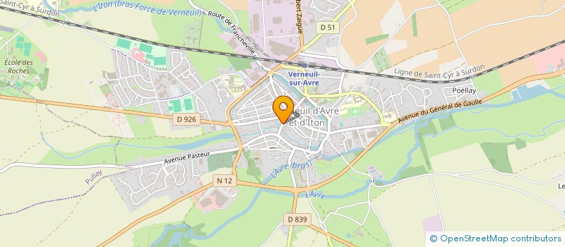 localisation de l'entreprise MONSIEUR PIERRE-ARMAND BOUVIER  VERNEUIL D'AVRE ET D'ITON