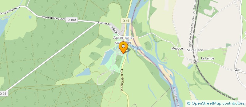 localisation de l'entreprise MONSIEUR PIERRE-ARMAND HURSTEL  APREMONT-SUR-ALLIER