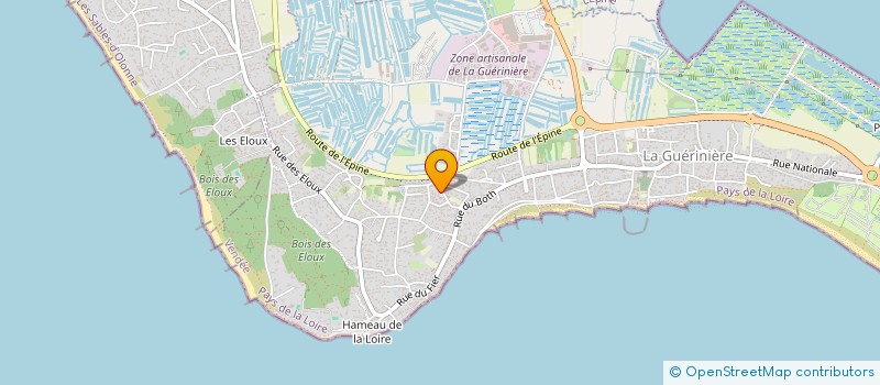 localisation de l'entreprise MONSIEUR PIERRE ARMEL BICHON  LA GUERINIERE